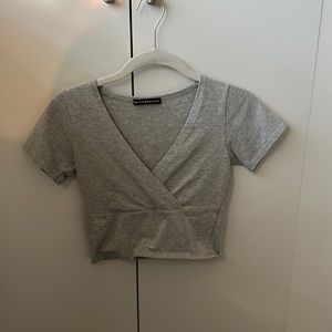 Grey brandy melville tshirt
